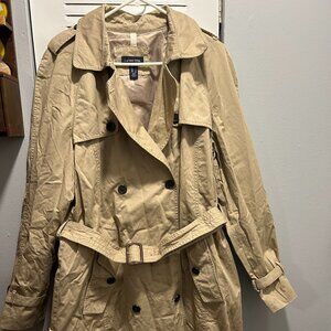 Lands' End Womens' Tan Trench Coat